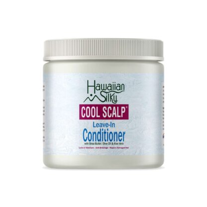 Hawaiian Silky Cool Scalp Leave-In Conditioner Cream, 16 fl oz - Locks in Moisture - Anti-Breakage - Repairs Dry & Damaged Hair