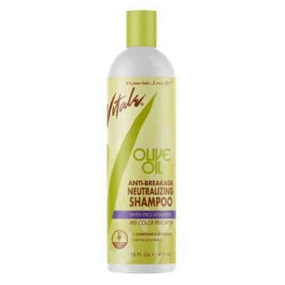 Vitale Vitale olive oil anti breakage neutralizing shampoo 16 fluid ounce, Green, 16 Fl Ounce