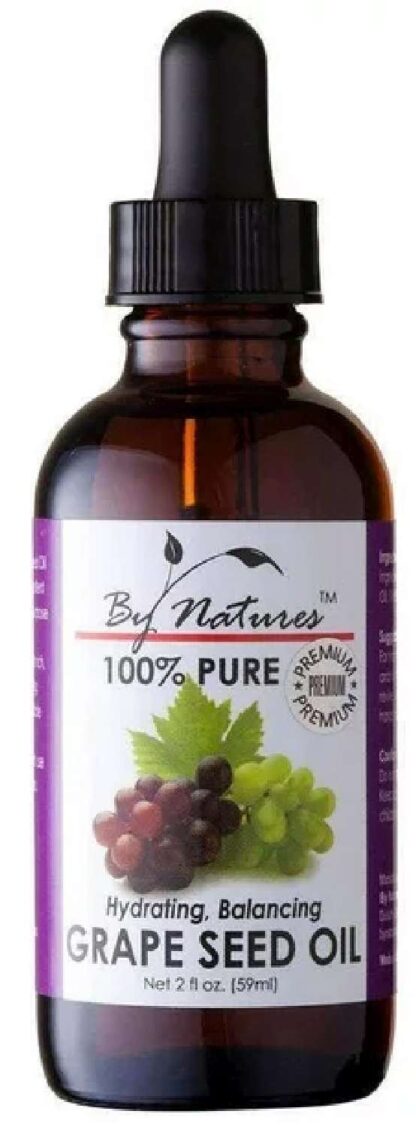 By Natures 100% Pure Grape Seed Oil 2.0 Fl Oz (Pack of 1)