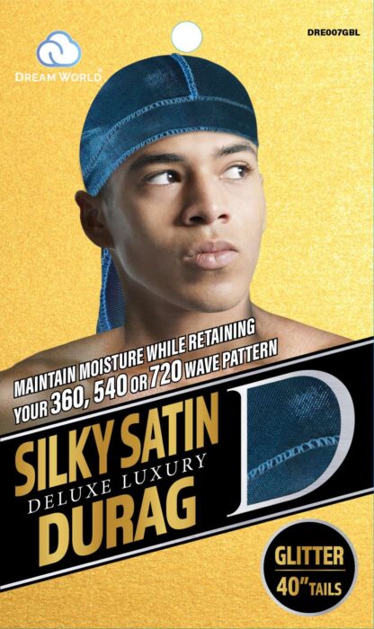 Dream Deluxe Du-Rag Glitter Blue