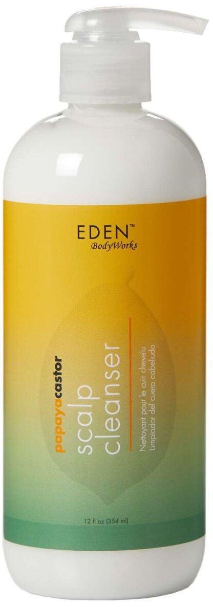 EDEN BodyWorks Papaya Castor Moisturizing Scalp Cleanser | 12 oz | Gently Cleanse, Nourish & Detangle Hair