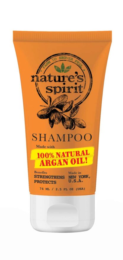 Nature's Spirit Strengthening Argan Oil Shampoo Travel Size 2.5 ounce