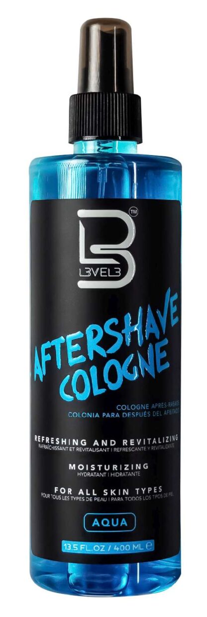 L3 Level 3 After Shave Spray Cologne - Softens Skin - Refreshes and Relieves Face and Skin - Moisturizing Formula Level Three After Shaving 13.5 floz/ 400ml