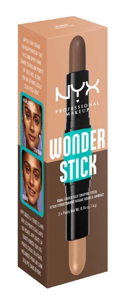 NYX PROFESSIONAL MAKEUP Wonder Stick, Face Shaping & Contouring Stick - Medium Tan