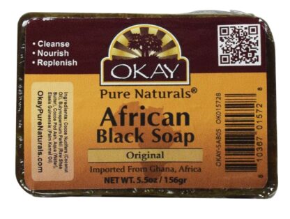 OKAY AFRICAN BLACK ORIGINAL SOAP 5.5oz / 142gr