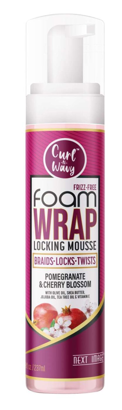 NEXT IMAGE Foam Wrap Locking Mousse (Pomegranate & Cherry Blossom)