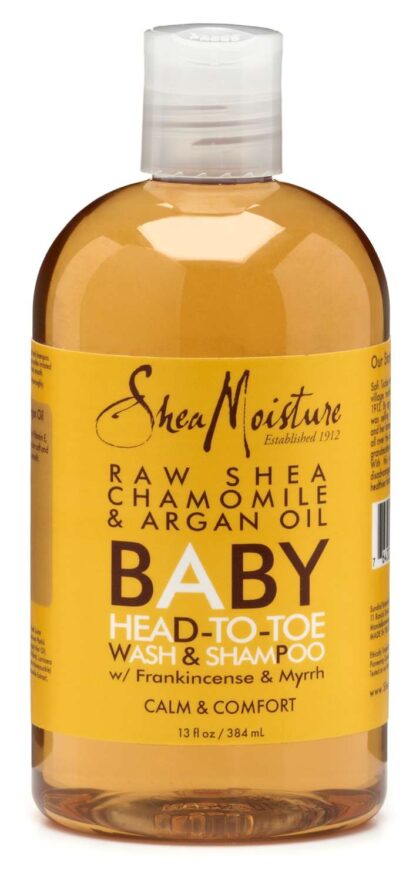 Shea Moisture Raw Shea Butter Chamomile & Argan Oil Baby Head-to-Toe Wash & Shampoo - 13 oz