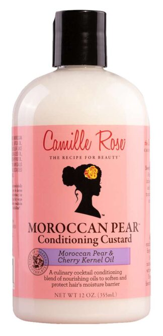 Camille Rose Moroccan Pear Hair Conditioner, to Nourish Soften Restore and Moisturize, for All Hair Types, 12 oz