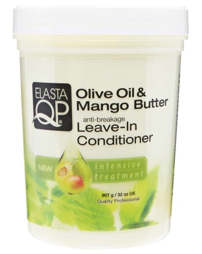 ELASTA QP Olive Oil & Mango Butter Leave-In Conditioner, 32oz