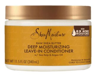SheaMoisture Raw Shea Butter Deep Moisturizing Leave-in Conditioner for Curly Hair - Moisturizes and Smooths 11.5 oz